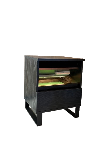 Table de chevet Vault – Onyx